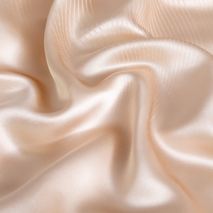 91家纺网 家纺一手货源 找家纺 晋瑞 红顶鹅绒馆 2025真丝天丝大提花四件套 陌上诗粉色