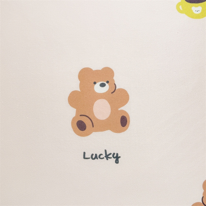 91家纺网 家纺一手货源 找家纺 雯豆2025春夏新款碳光冰丝席三件套A类凉感印花三明治凉席 碳光冰丝席-绑带款-咖啡小熊-1