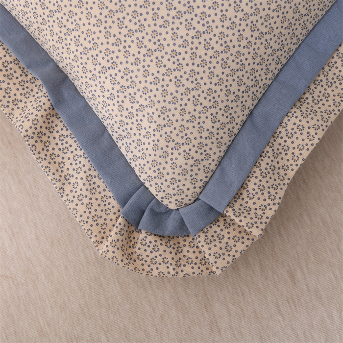 91家纺网 家纺一手货源 找家纺 （总）芯洲 2025新款荞麦枕ins风韩版田园花边荞麦枕护颈枕芯