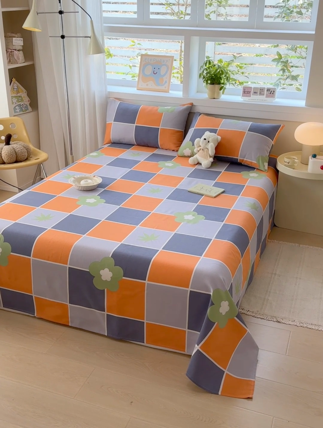 91家纺网 家纺一手货源 找家纺 （总）博弈家纺   2025新款亲肤舒适原棉老粗布床单凉席三件套系列