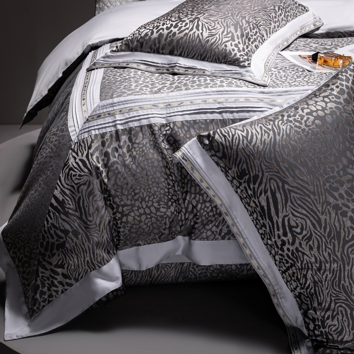 91家纺网 家纺一手货源 找家纺 （总）品家居 A版色织提花长绒棉四件套-达尼卡