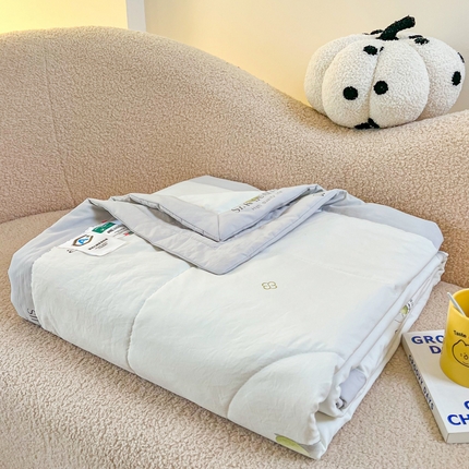 91家纺网 家纺一手货源 找家纺 大世界被王 2025新款糯糯棉印花夏被夏凉被空调被 粉边萌趣