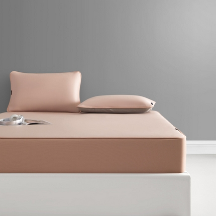 91家纺网 家纺一手货源 找家纺 席世家 2025新款云母凉感席 茶粉床笠款