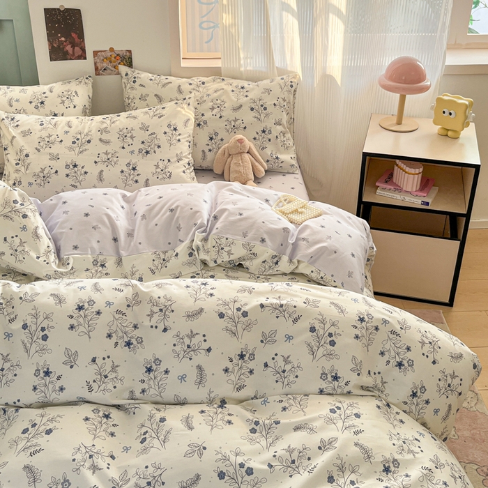 91家纺网 家纺一手货源 找家纺 寻米 2025新款13070全棉纯棉印花单被套 桂馥兰香