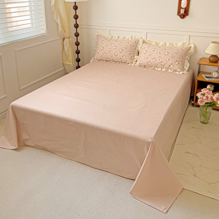 91家纺网 家纺一手货源 找家纺 澳梵家居 2025新款全棉印花韩版花间捕梦四件套 春澜