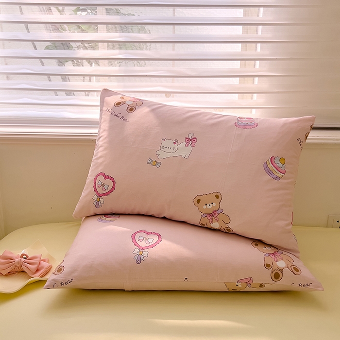 91家纺网 家纺一手货源 找家纺 DoDo 兜兜2025新款40支全棉印花单枕套 快乐甜品-小版