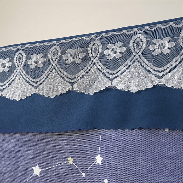 91家纺网 家纺一手货源 找家纺 显高蚊帐 2025新款U型坐床遮光防尘床帘式蚊帐 北斗星