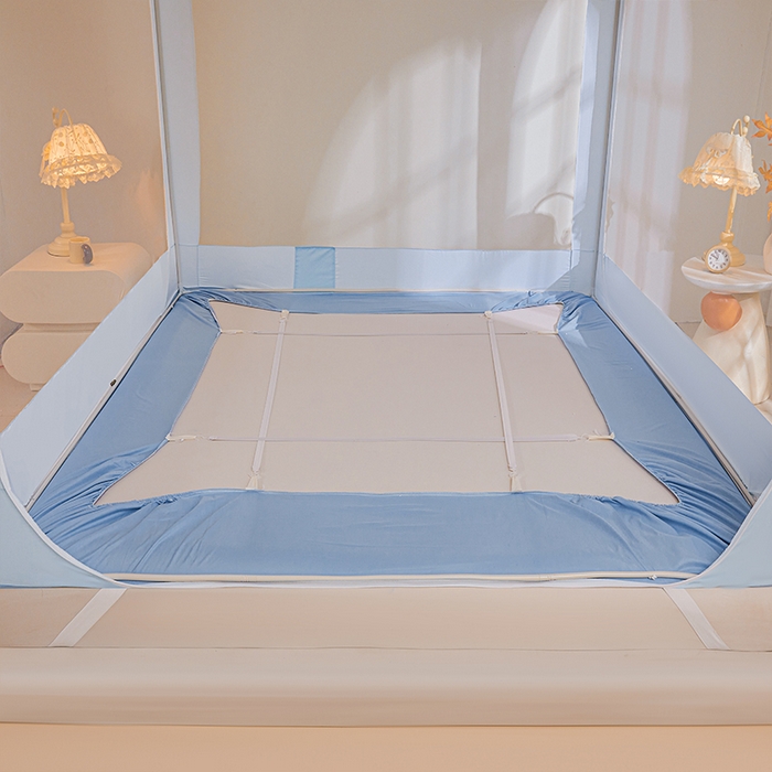 91家纺网 家纺一手货源 找家纺 （总）锦逸家居 2025新款花边防摔坐床蚊帐