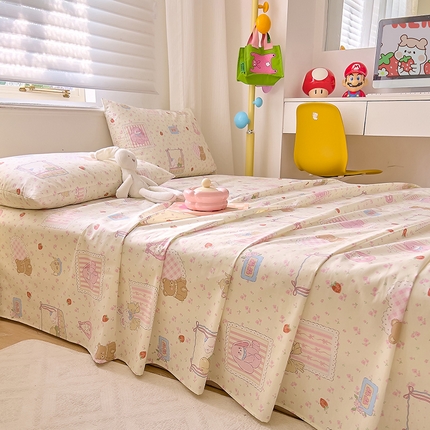 91家纺网 家纺一手货源 找家纺 （总）DoDo 兜兜2025新款40支全棉印花单床单