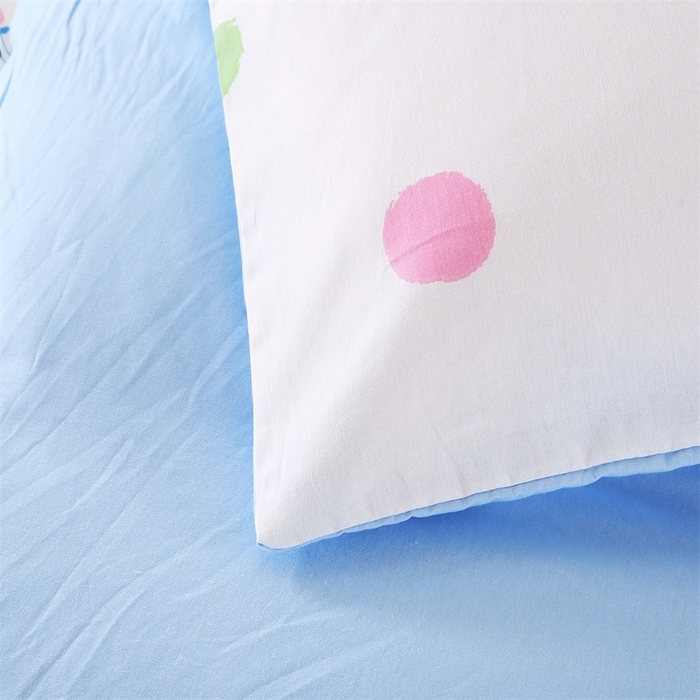 91家纺网 家纺一手货源 找家纺 梦舒羽2025新款全棉小清新印花加厚宿舍床单床裙款四件套 藏蝶舞-全棉