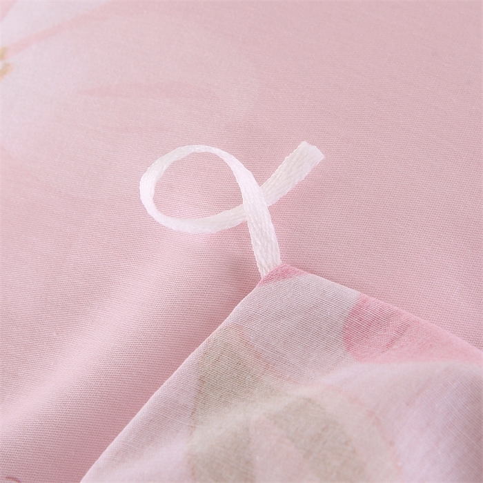 91家纺网 家纺一手货源 找家纺 梦舒羽2025新款全棉小清新印花加厚宿舍床单床裙款四件套 花间舞-全棉