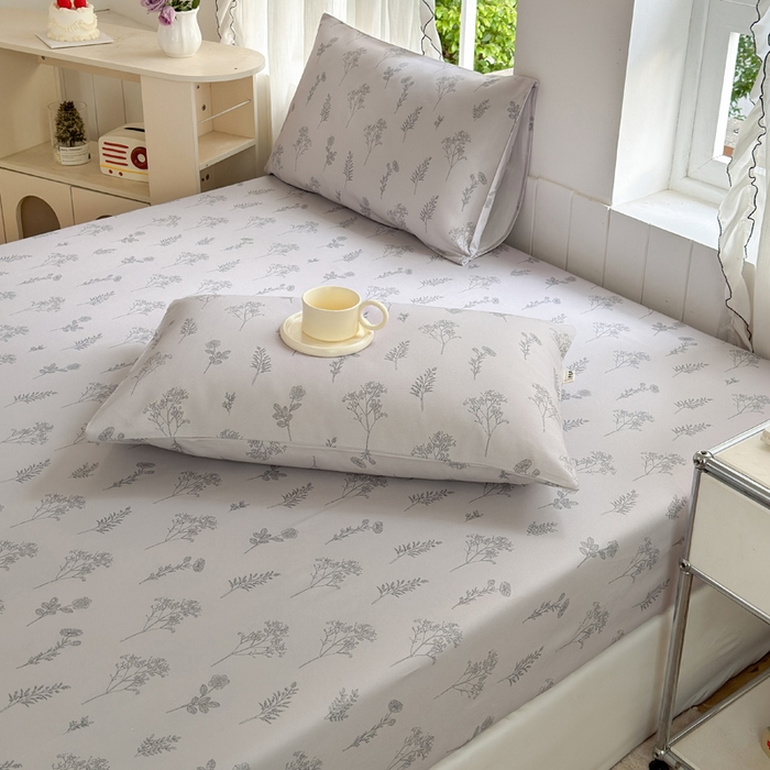 91家纺网 家纺一手货源 找家纺 莱登卡奴 新款A类100%全棉老粗布单品系列 清欢吟