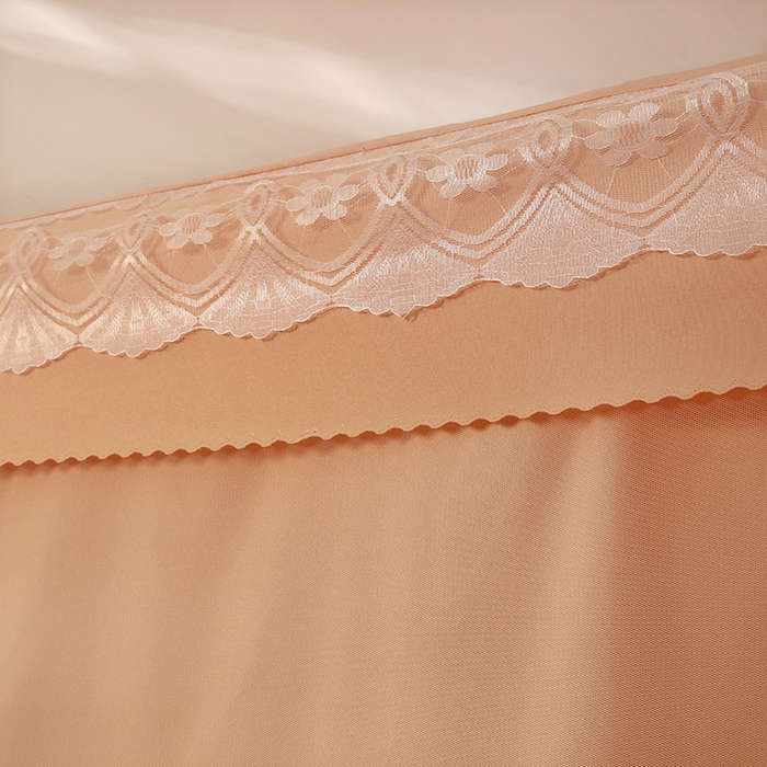 91家纺网 家纺一手货源 找家纺 显高蚊帐 2025新款U型坐床遮光防尘床帘式蚊帐 温馨黄