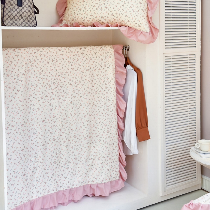 91家纺网 家纺一手货源 找家纺 梦莱斯2025新款针织棉夏被四件套 富贵人生