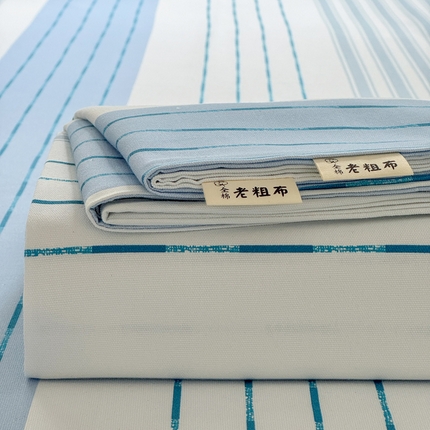 91家纺网 家纺一手货源 找家纺 （总）莱登卡奴 新款A类100%全棉老粗布单品系列-床单