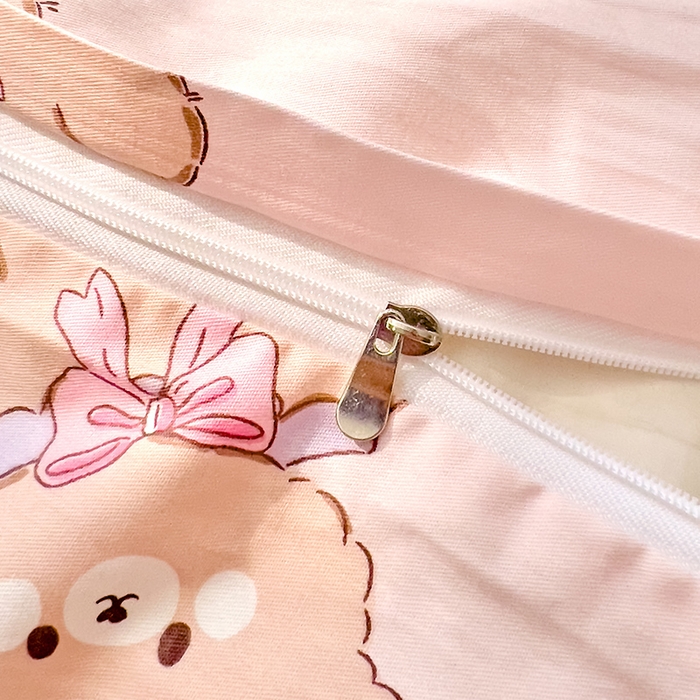 91家纺网 家纺一手货源 找家纺 DoDo 兜兜2025新款40支全棉印花单枕套 快乐甜品-小版