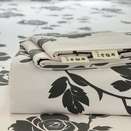 91家纺网 家纺一手货源 找家纺 （总）莱登卡奴 新款A类100%全棉老粗布单品系列-床单