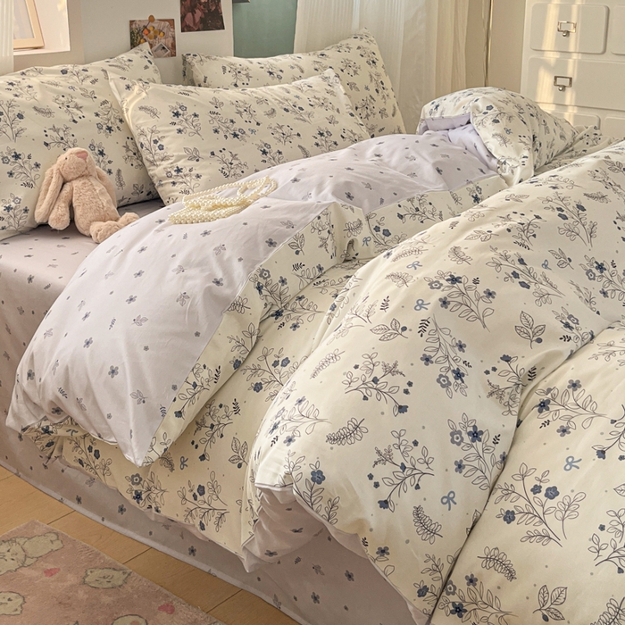 91家纺网 家纺一手货源 找家纺 寻米 2025新款13070全棉纯棉印花单被套 桂馥兰香