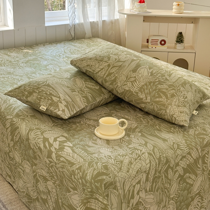 91家纺网 家纺一手货源 找家纺 莱登卡奴 新款A类100%全棉老粗布单品系列-床单 罗丽莎