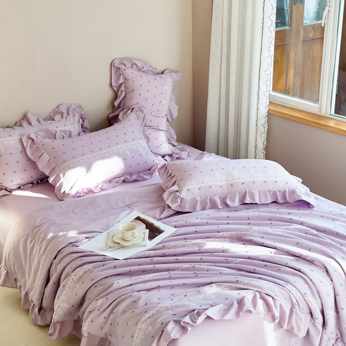 91家纺网 家纺一手货源 找家纺 梦莱斯2025新款针织棉夏被四件套 伊斯坦