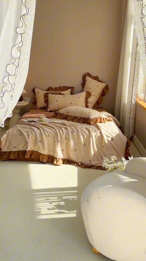 91家纺网 家纺一手货源 找家纺 梦莱斯2025新款针织棉夏被四件套 荔枝棋盘