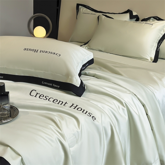 91家纺网 家纺一手货源 找家纺 笙意家纺 2025新款水洗冰丝夏被四件套-卡瑞娜系列 水果清香