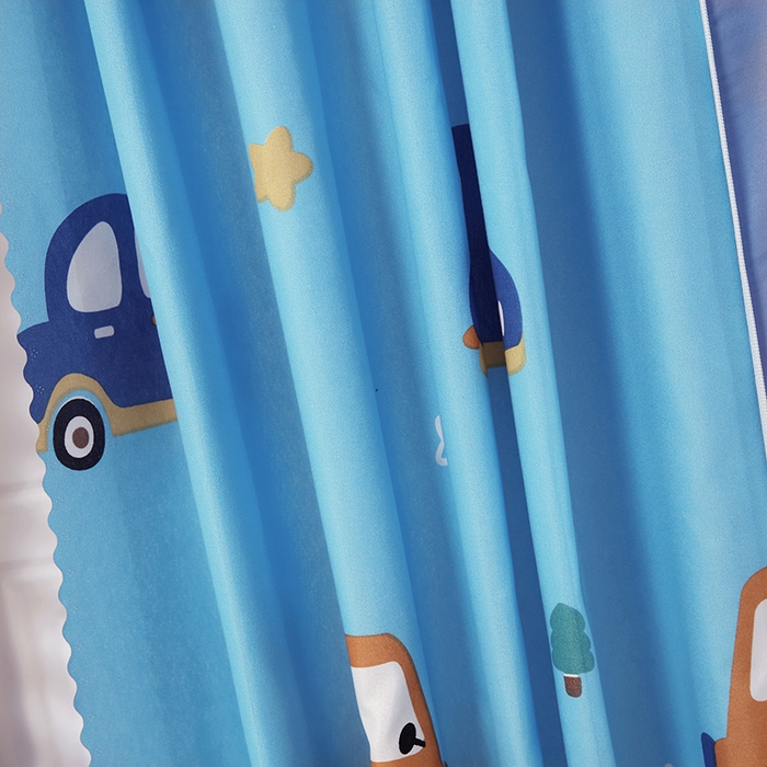 91家纺网 家纺一手货源 找家纺 显高蚊帐 2025新款U型坐床遮光防尘床帘式蚊帐 汽车派对