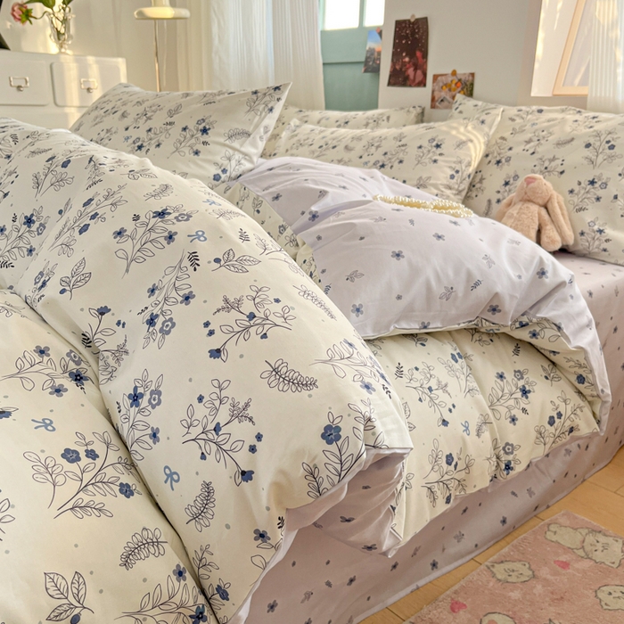 91家纺网 家纺一手货源 找家纺 寻米 2025新款13070全棉纯棉印花单被套 桂馥兰香