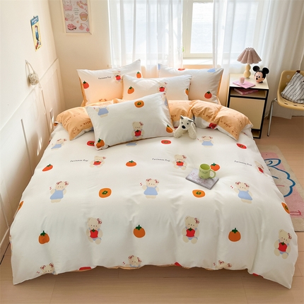 91家纺网 家纺一手货源 找家纺 （总） 本制 2025新款12868全棉印花四件套