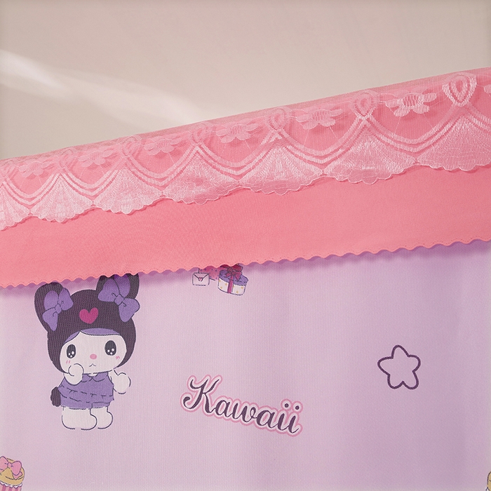 91家纺网 家纺一手货源 找家纺 显高蚊帐 2025新款U型坐床遮光防尘床帘式蚊帐 库优米