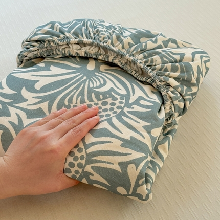 91家纺网 家纺一手货源 找家纺 莱登卡奴 新款A类100%全棉老粗布单品系列 云深见鹿