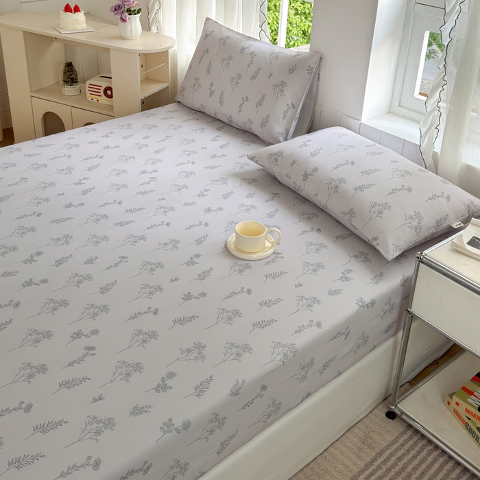 91家纺网 家纺一手货源 找家纺 莱登卡奴 新款A类100%全棉老粗布单品系列 清欢吟