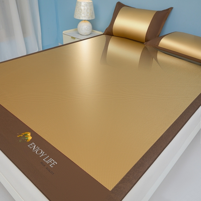 91家纺网 家纺一手货源 找家纺 （总）尚品凤凰 2025新款小米花冰藤凉席