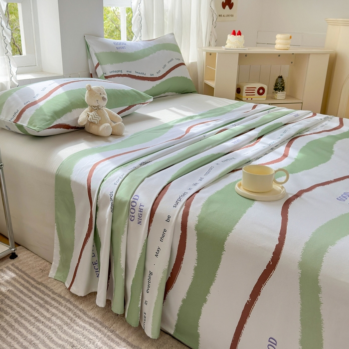 91家纺网 家纺一手货源 找家纺 莱登卡奴 新款A类100%全棉老粗布单品系列-床单 曼城往事