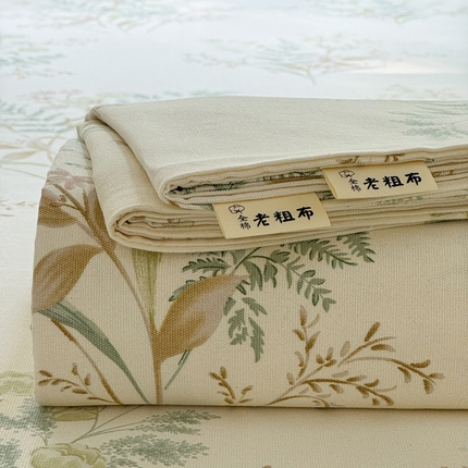 91家纺网 家纺一手货源 找家纺 （总）莱登卡奴 新款A类100%全棉老粗布单品系列-床单