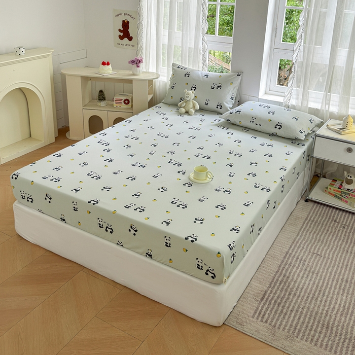 91家纺网 家纺一手货源 找家纺 莱登卡奴 新款A类100%全棉老粗布单品系列 花花乐园