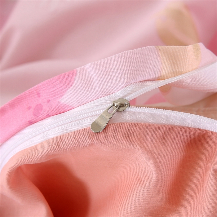 91家纺网 家纺一手货源 找家纺 梦舒羽2025新款全棉小清新印花加厚宿舍床单床裙款四件套 花间舞-全棉