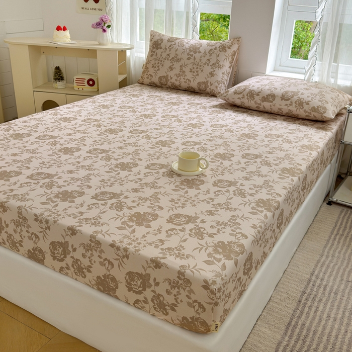 91家纺网 家纺一手货源 找家纺 莱登卡奴 新款A类100%全棉老粗布单品系列 花间萌趣