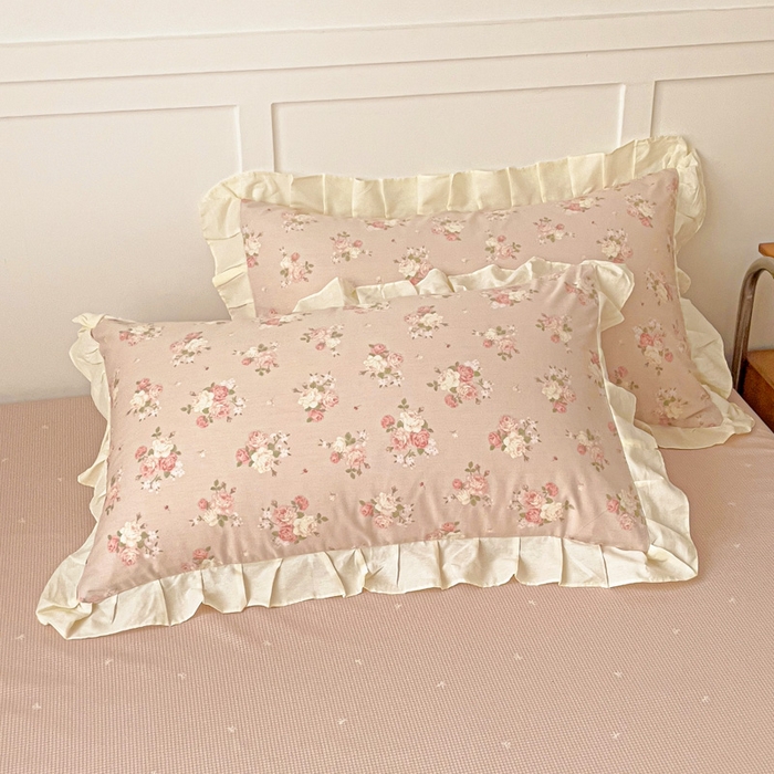 91家纺网 家纺一手货源 找家纺 澳梵家居 2025新款全棉印花韩版花间捕梦四件套 春澜