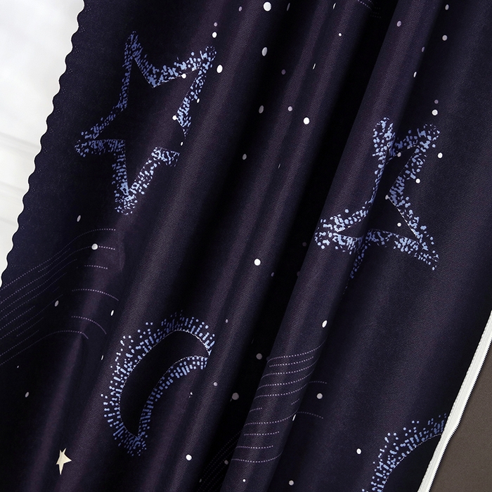 91家纺网 家纺一手货源 找家纺 显高蚊帐 2025新款U型坐床遮光防尘床帘式蚊帐 星月年华