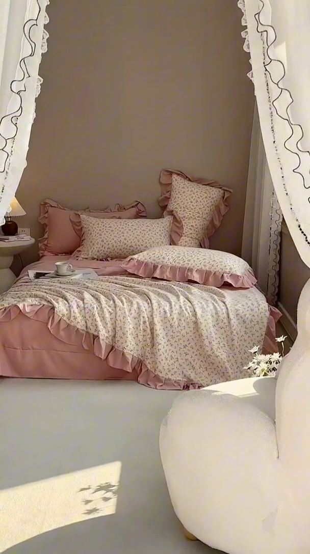 91家纺网 家纺一手货源 找家纺 梦莱斯2025新款针织棉夏被四件套 富贵人生