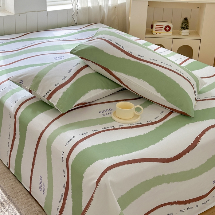 91家纺网 家纺一手货源 找家纺 莱登卡奴 新款A类100%全棉老粗布单品系列-床单 曼城往事