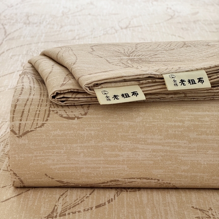 91家纺网 家纺一手货源 找家纺 （总）莱登卡奴 新款A类100%全棉老粗布单品系列-床单