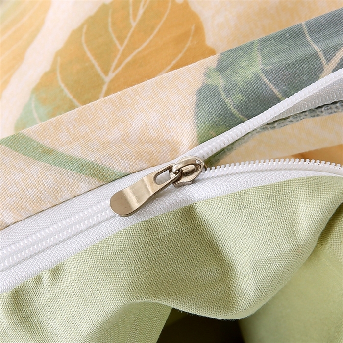 91家纺网 家纺一手货源 找家纺 梦舒羽2025新款全棉小清新印花加厚宿舍床单床裙款四件套 木槿-全棉