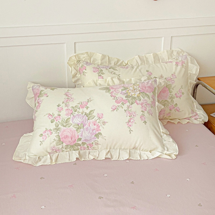 91家纺网 家纺一手货源 找家纺 澳梵家居 2025新款全棉印花韩版花间捕梦四件套 倾城时光