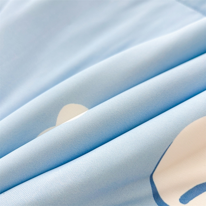 91家纺网 家纺一手货源 找家纺 （总）雯豆2025春夏新款凉感丝夏被空调被子印花A类卡通小清新夏被