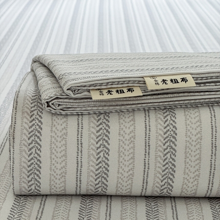 91家纺网 家纺一手货源 找家纺 （总）莱登卡奴 新款A类100%全棉老粗布单品系列-床单
