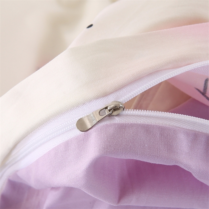 91家纺网 家纺一手货源 找家纺 梦舒羽2025新款全棉小清新印花加厚宿舍床单床裙款四件套 迷梦花语-全棉