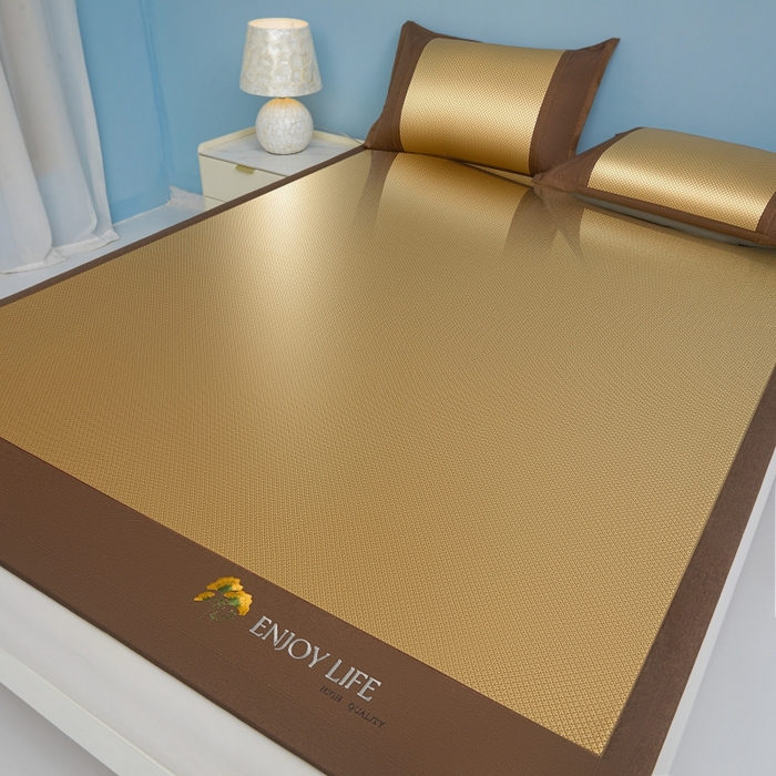 91家纺网 家纺一手货源 找家纺 （总）尚品凤凰 2025新款小米花冰藤凉席