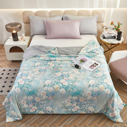 91家纺网 家纺一手货源 找家纺 （总）联林2025新款玻尿酸针织凉感丝夏被夏凉被